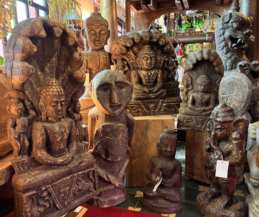  STATUES NEPALAISES (Mala India )