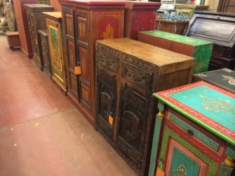  Arrivage d'un container du Nord de l'Inde (Mala India )
