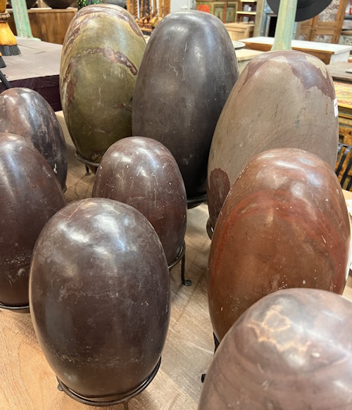  Shiva Lingams de la rivière Narmada en Inde (Mala India )