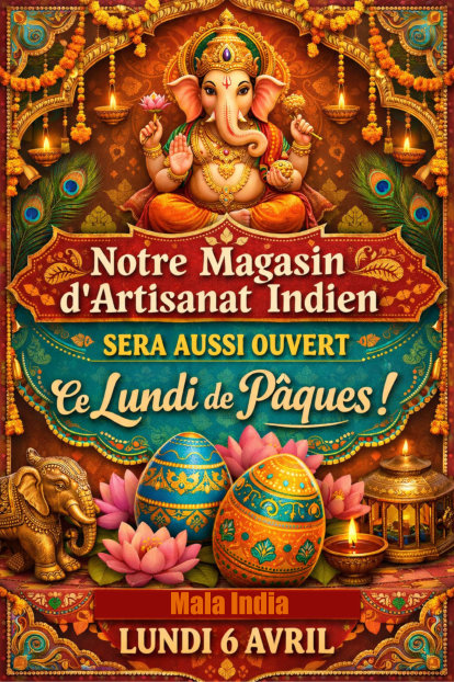  Nous serons aussi ouvets ce lundi de Pâques !