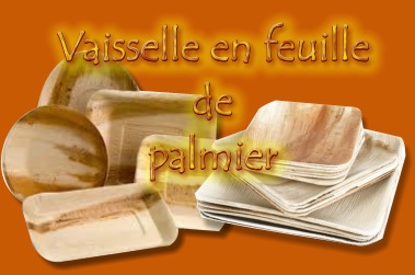  Vaisselle en feuille de palmier (Mala India )